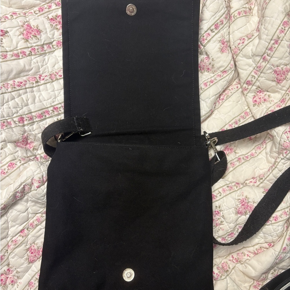 Spirit Board Black Crossbody Bag with matching Planchette Wristlet - Picture 7 of 13